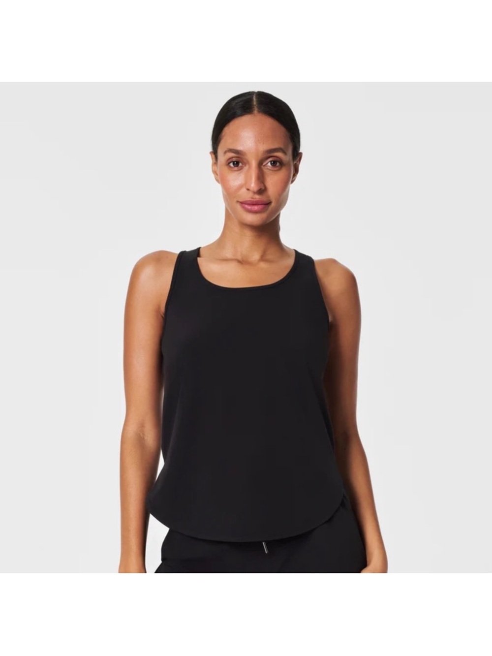 Spanx Out of Office Curved Hem Tank Top